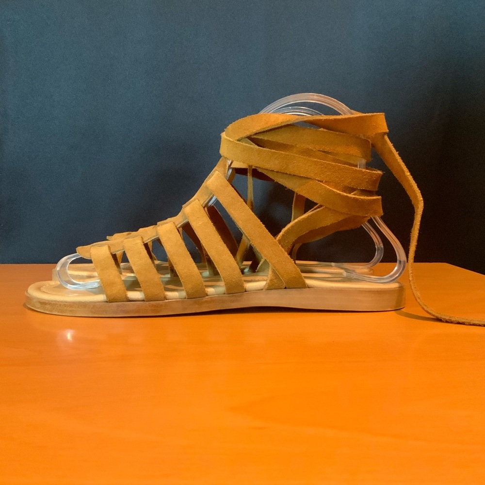Barbara Bieri suede strappy gladiators